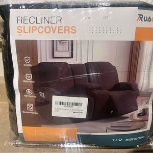 Recliner Slipcovers - Durable Black Cover